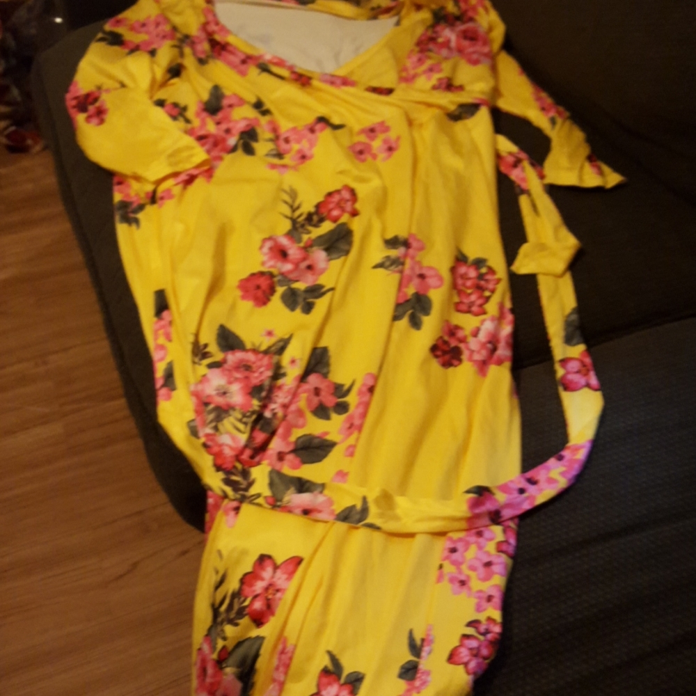Yellow sun dress